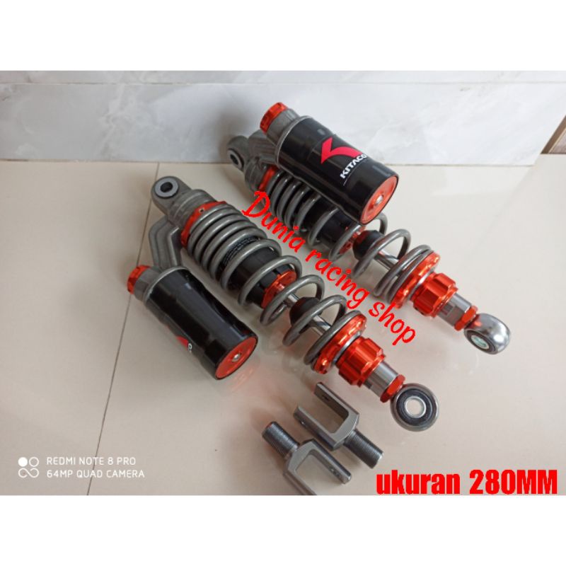 Shock Tabung Copy KTC KITACO KYTACO EXTREME 280MM Jupiter Vega F1ZR Vega ZR Nouvo Aerox Jupiter z1