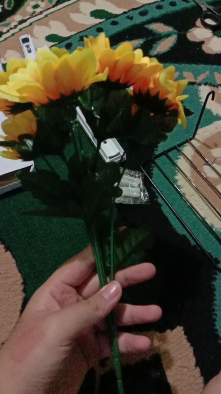 Guninco Bunga Matahari Artificial Imitasi Hiasan Meja Ruang Tamu Dekorasi Ruangan