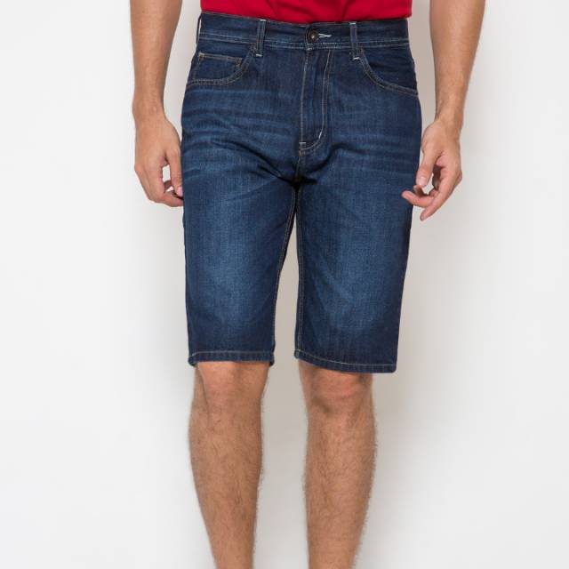 Celana Pendek Jeans Pria Straight & Reguler Fit - Cole