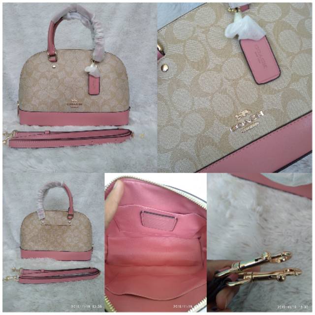 Coach mini sierra signature canvas