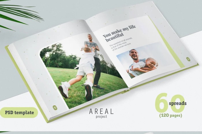 3 In 1 Photo Album Template Bundle - Photoshop &amp; Illustrator - Business Branding