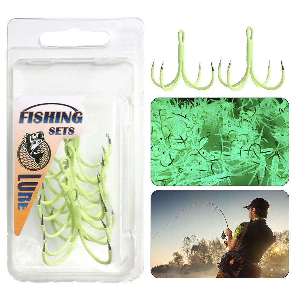 TOP 6/10pcs Anchor Hook Artifisial Tajam Empat Cakar Kait Memancing Umpan Hooks