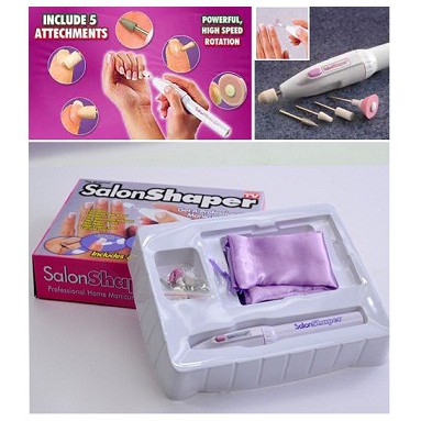 Salon shaper alat gunting penghalus  kuku pengikis pengkilap nail art machine