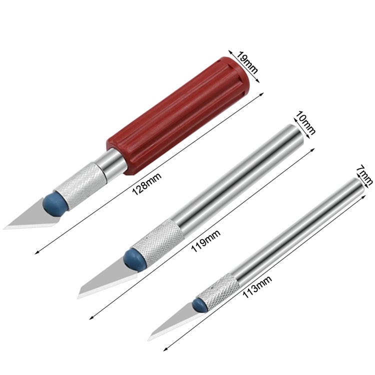 Pen Cutter + 13 mata pisau ukir seni tanah liat buah kertas kayu 3 handle DIY DYE bolpen runcing ukiran kesenian cut potong Kecil Knife stenlis Pisau Pemotong Kertas Peeler Runcing Gunting Peralatan Grosir termurah Little Miss Sunshine terbaik Malang