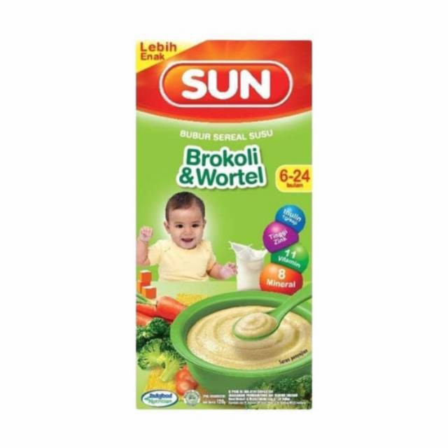 SUN Bubur Sereal Susu 120 g / SUN BUBUR CEREAL SUSU 120 Gr