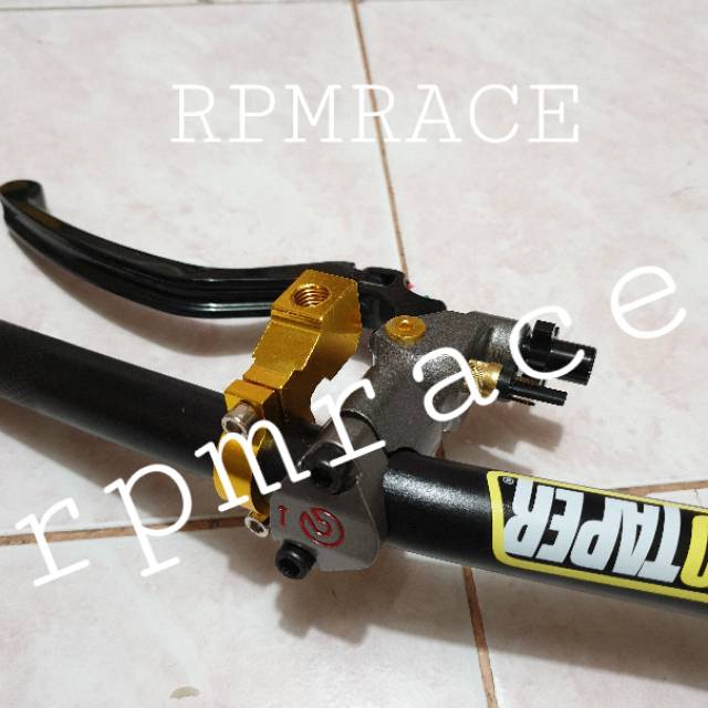 PAKET Komplit Stang Fatbar Protaper Master Rem Izumi Universal Nmax  Pcx Vixion Cb 150 Klx dll.