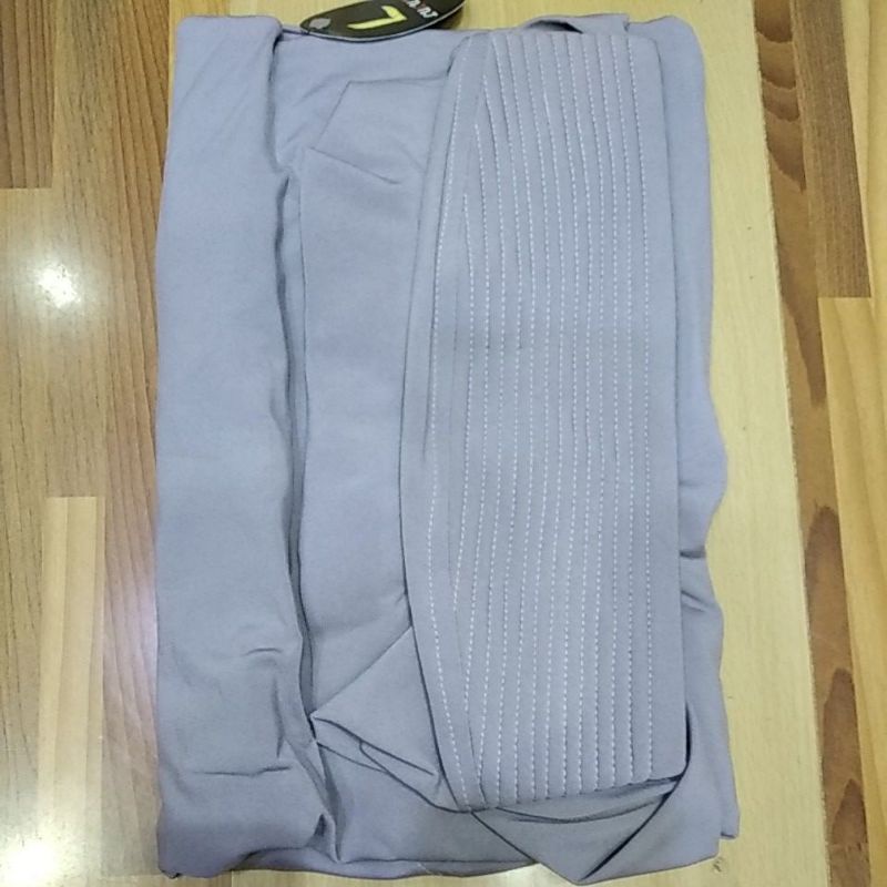 Lulu Hijab New Umi Kulsum / Jilbab bergo khimar bahan stella-Abu keunguan