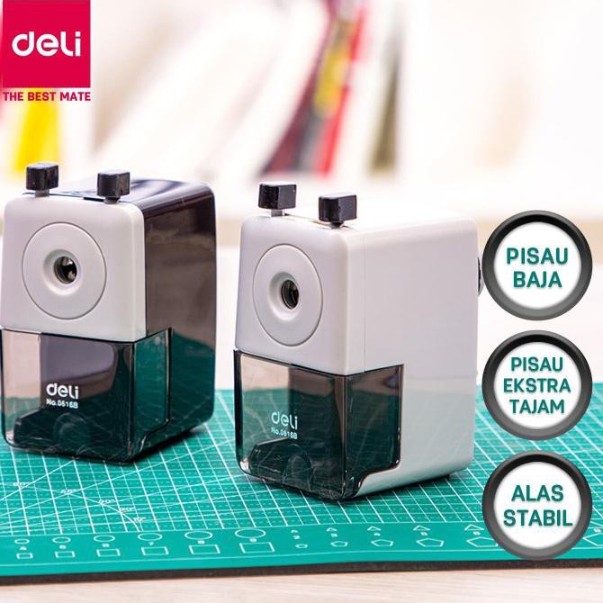 

Deli E0616B Rautan Meja-Rotary Pencil Sharpener