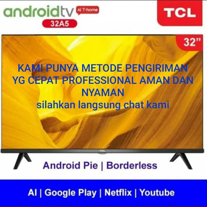 Ready&Siapkirim Tcl 32A5 ( Tcl 32A5 ) Android Tv Smart Tv Dengan Android 9 (Pie)
