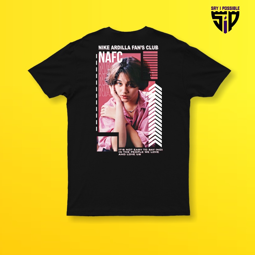 KAOS NIKE ARDILLA FANS CLUB UNOFFICIAL TSHIRT NIKE ARDILA pink