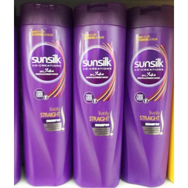 STOK TERBATAS Shampoo Sunsilk Ungu Purple Sunsilk lively straight 340ml