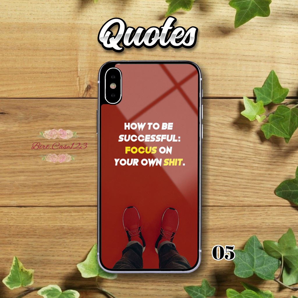 Hardcase 2d Glossy QUOTES Oppo Reno Z 2 2f 2z F15 4 4f K3 K5 A31 A8 Pro BC4308