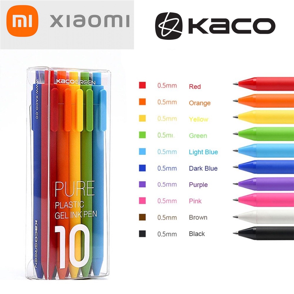 

Pulpen Warna Warni Pena Bolpen Gel Pen Bolpoin 0.5mm Colorful Ink 1 set