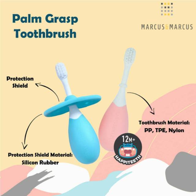 Marcus &amp; Marcus Palm Grasp Toothbrush Set