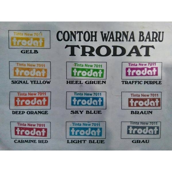 

Berkualitas Tinta Stempel Trodat Type 7012 25Ml ( Variant Khusus ) Original Promo