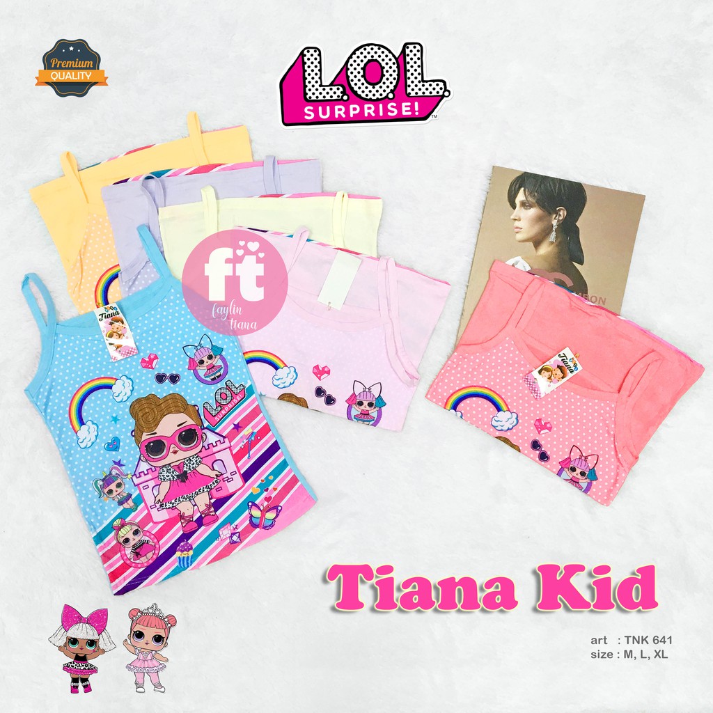 TIANA KIDS | Tanktop Anak  / Atasan Anak  / Singlet Anak  / art TNK 641