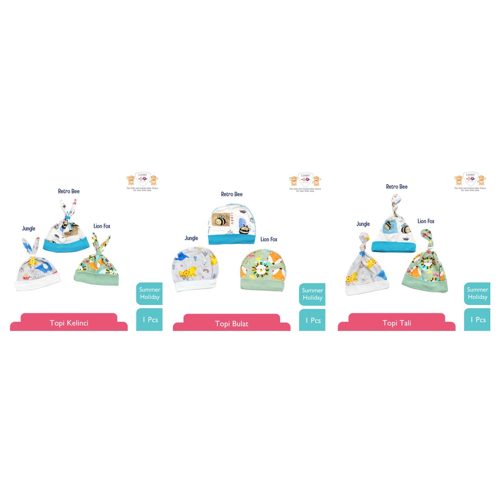 Topi Bayi Libby Summer Holiday (1 pcs)