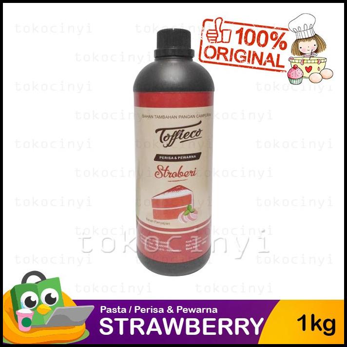 

Toffieco Pasta Perisa & Pewarna - Strawberry / Stroberi 1Kg