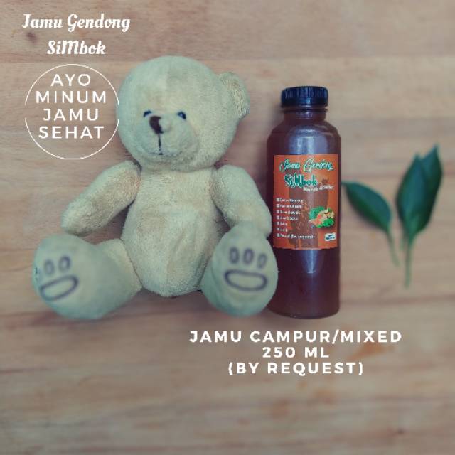 

JAMU CAMPUR 2-6 RASA Kunyit Jahe Beras Kencur (REQUEST) SiMbok-Herbal Gendong Tradisional Indonesia