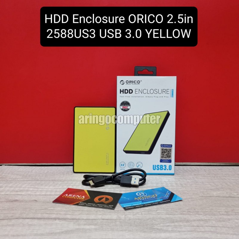 ORICO 2.5in 2588US3 USB 3.0 YELLOW