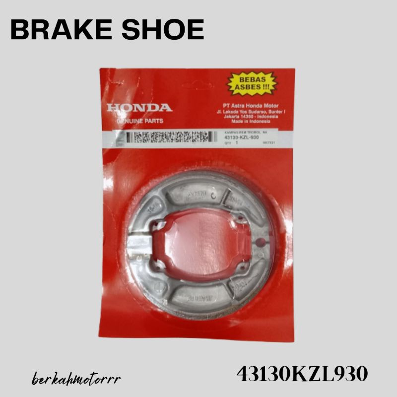 KAMPAS REM TROMOL BEAT, VARIO, ORIGINAL HONDA 43130KZL930