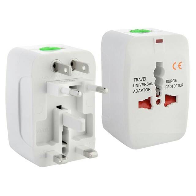 STEKER SERBAGUNA / TRAVEL ADAPTOR MULTI FUNGSI / BISA UNTUK SEMUA NEGARA / EU, AU, UK Dan US PLUG