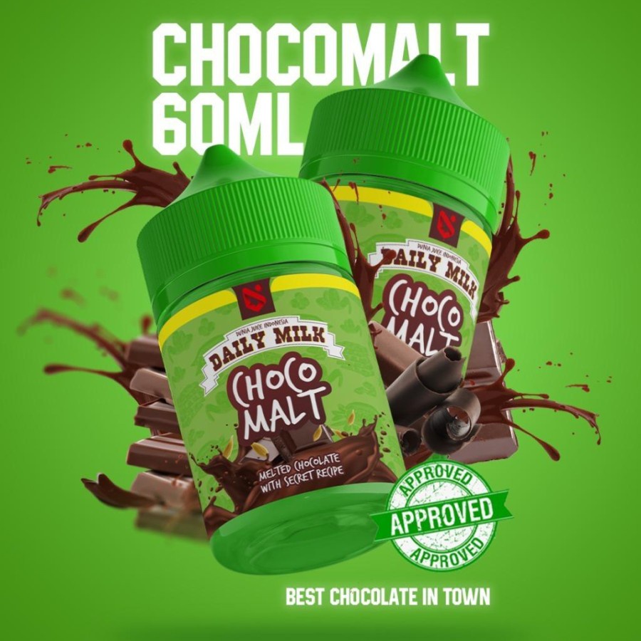 Daily Milk V2 Choco Malt 60ML by Daily Juice Indonesia