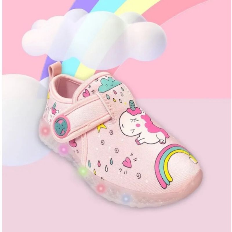 Bata Sepatu Sneakers Lampu Anak² Original Bata Bubble Gummers