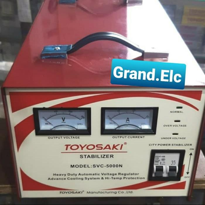 Stabilizer Stavol Listrik Toyosaki 5000W 5000Wat 5000Va