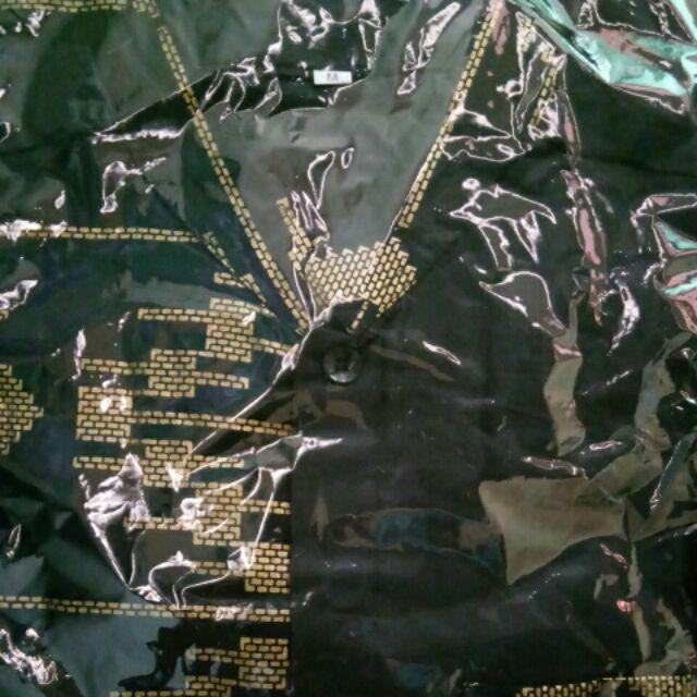 Koko Zigzag Hitam Kombinasi Gold By Distro Batik