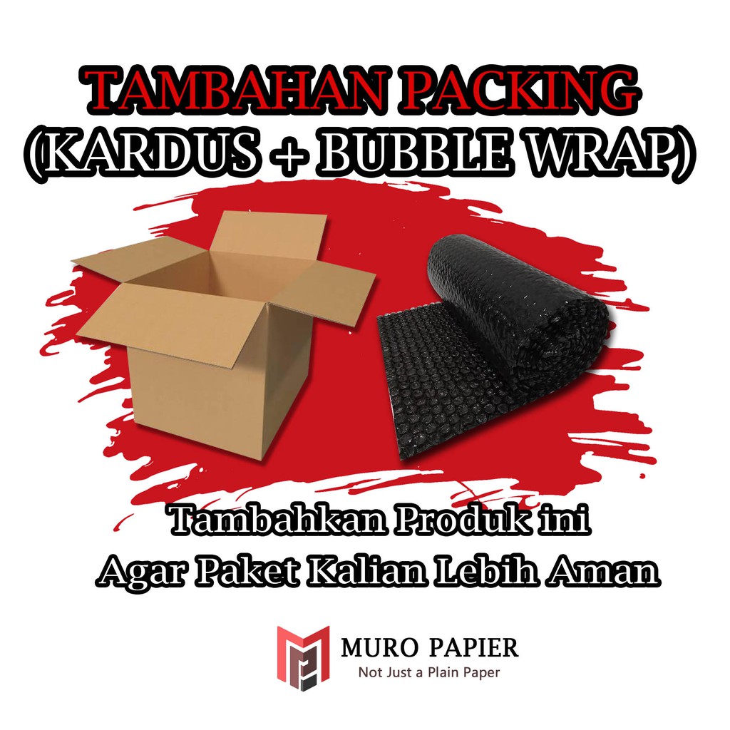 

EKSTRAORDINARY ~ TAMBAHAN PACKING KARDUS DUS BUBLE WRAP