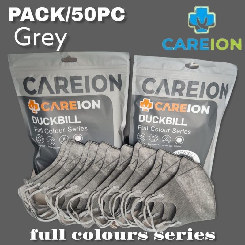 MASKER DUCKBILL CAREION FCS EMBOSS FULL COLOUR SERIES ISI 50PCS 3ply emboss