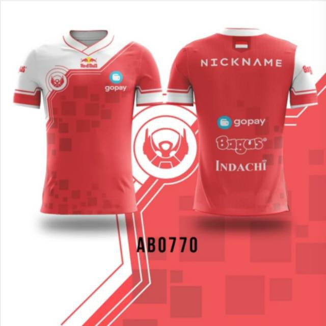 Kaos jersey BIGETRON 2020 New custom esports freefire mobile legend pubg AB0770 fullprint
