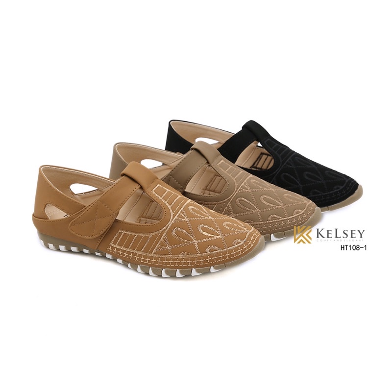 (GRATIS ALAS KAKI) Nicole Sepatu Flat Wanita Kelsey / Flat Shoes Wanita HT108-1