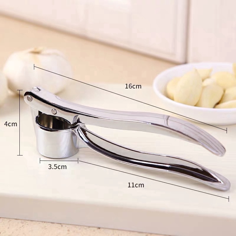 [ Stainless Steel Handheld Pressing Garlic Grinder ] [ Multi-functional Kitchen Garlic Masher Kitchen Tools ]