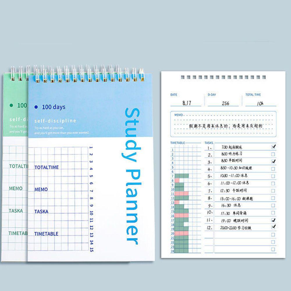 Agustina Weekly Planner Notebook Agenda Siswa Anti Air Perlengkapan Kantor Buku Jurnal Buku Jadwal Planner Belajar