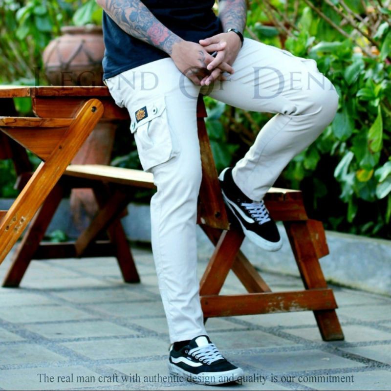 Celana Panjang Pria Model Slim Fit Skinny High Waist Warna Celana Panjang Pria Model Slim Fit Skinny High Waist Warna
