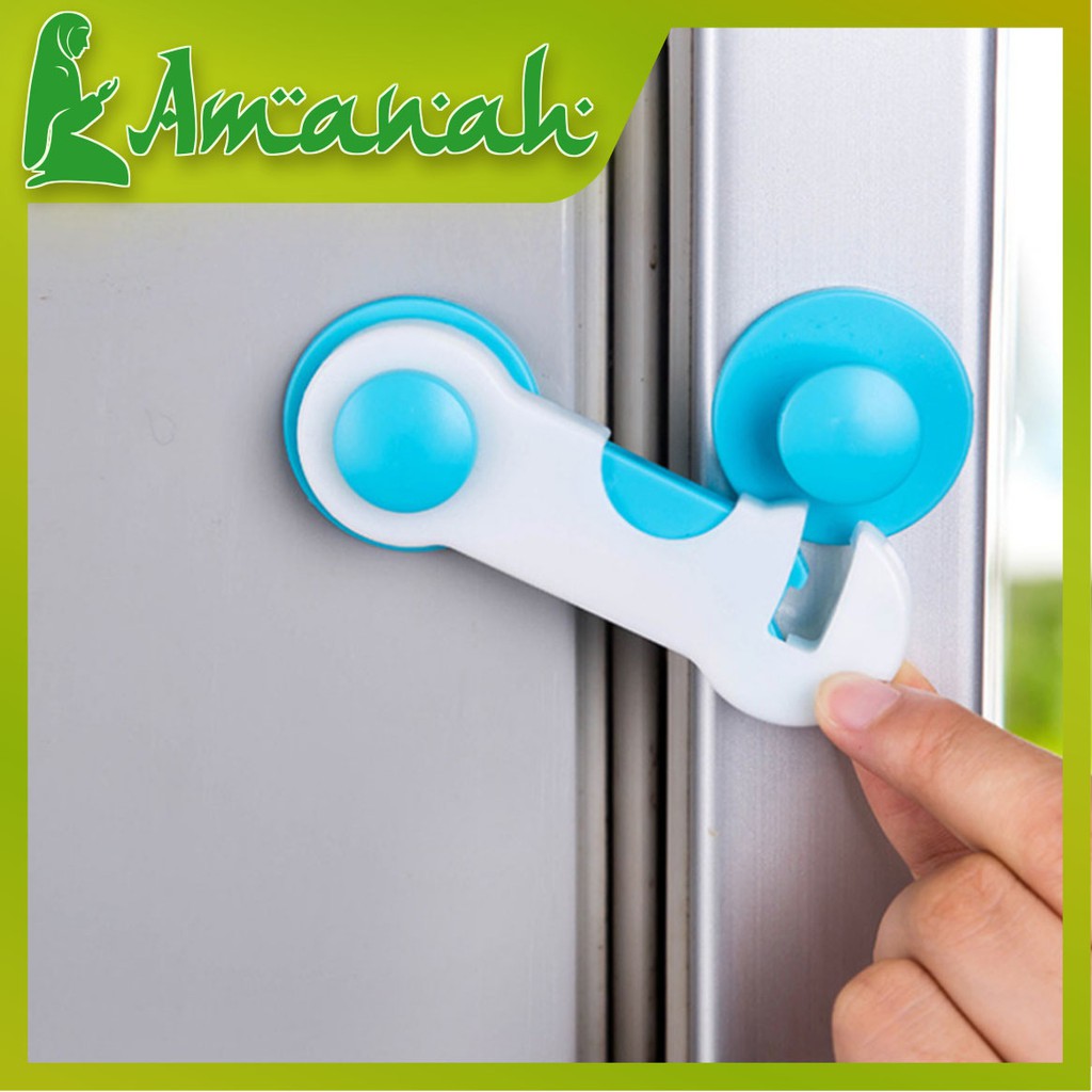 AS539 Penahan Pengaman Pintu Lemari / Pengunci Pintu Lemari / Baby Safety Lock Band