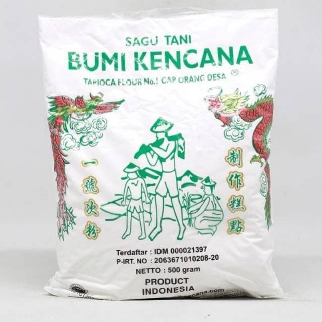 

tepung tapioka sagu tani bumi kencana 1/2kg (500gr)