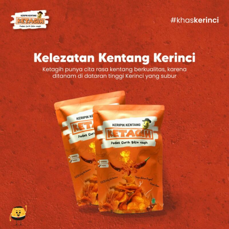 

keripik Kentang KETAGIH