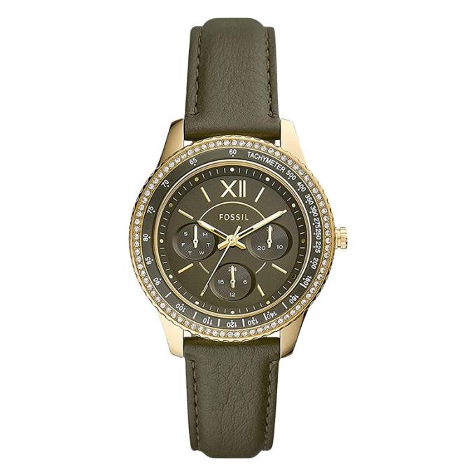 Jam Tangan Wanita Fossil Stella Sport ES5124 Ladies Green Dial Green barang ada