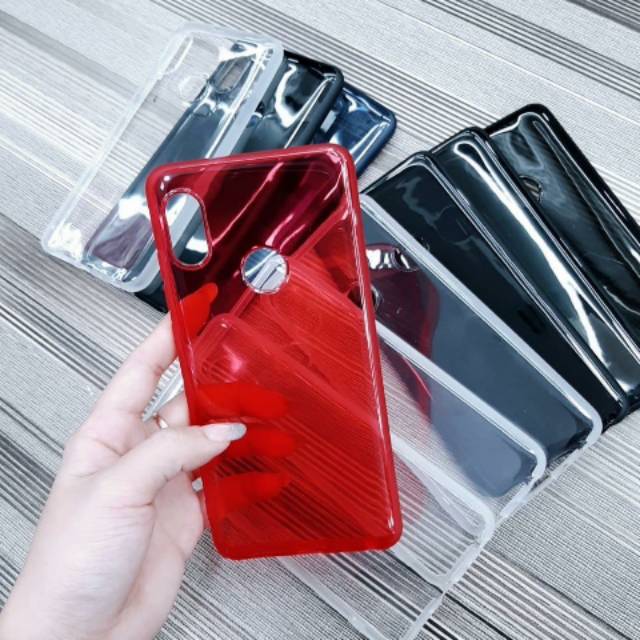 VIVO V11i SOFTSHELL CLEAR/Softcase bening transparan