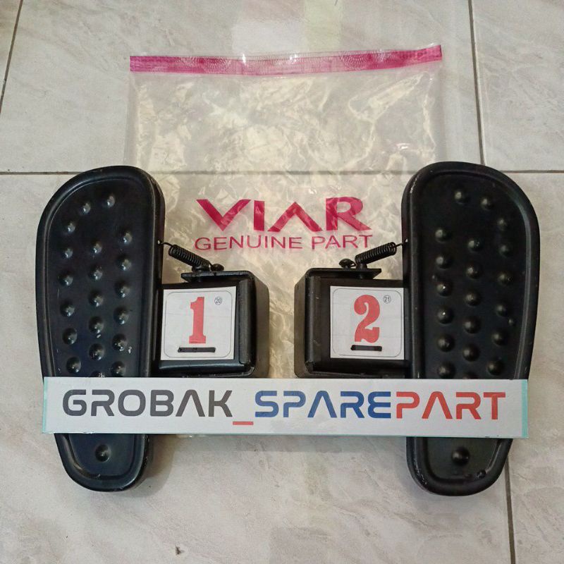 Pijakan Kaki Viar KARYA Radiator, Foot Rest (Ecer), Original