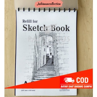 

✨ BISA COD ✨ Sketch Book A3 Tangga