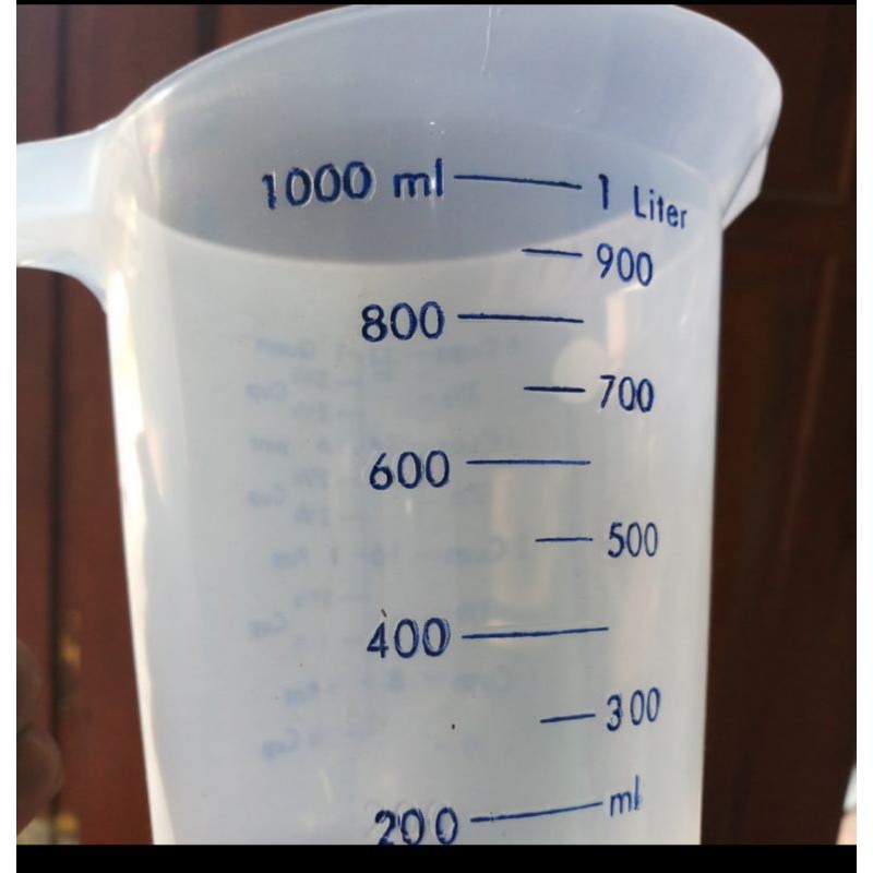 Gelas ukur 1000ml /Gelas takar 1000ml/Gelas ukur 1 Liter