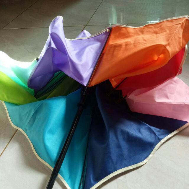 Payung Lipat Magic Rainbow Stylish