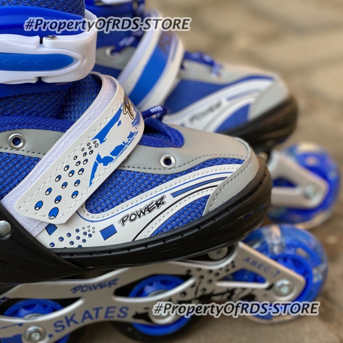 Sofiya Sepatu Roda Anak Premium Free Baud , Kunci - Biru #Dragonball_88