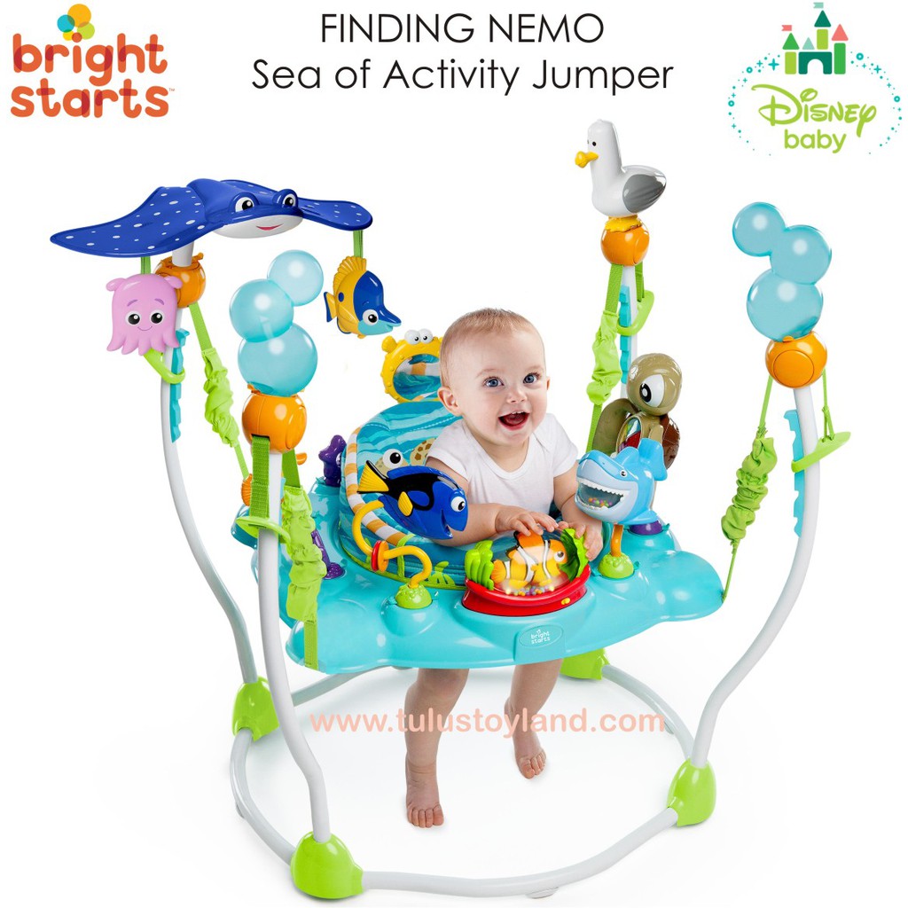 bright starts explore and roar activity jumper