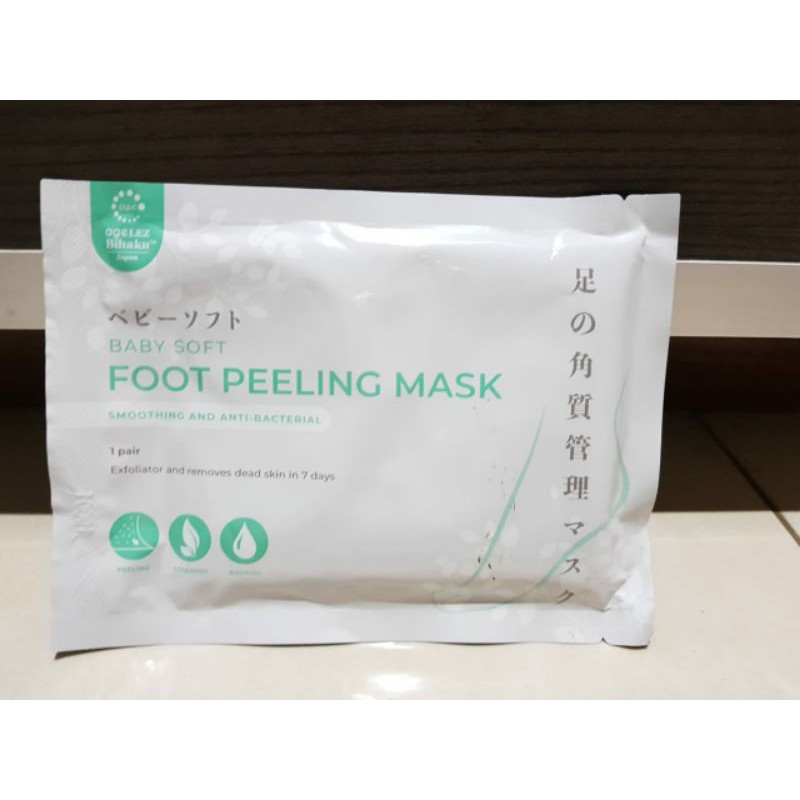 AGELEZ BIHAKU FOOT PEELING MASK (BABY FOOT) ORI JAPAN