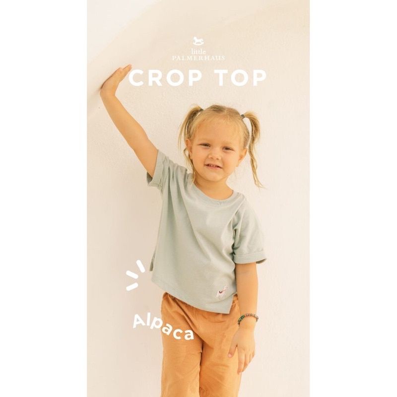 Little Palmerhaus Crop Top 2-5Y VLP